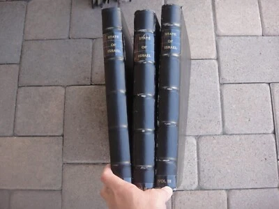 ISRAEL Booklet,Int'l Postal Coupon,Souvenir Sheet,FDC Collection 3 Album VF - Image 1 of 4