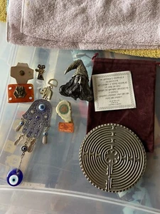 MARCIE USA Zinn Labryth Labyrinth Meditation Gebet Frieden Lot! - Bild 1 von 9
