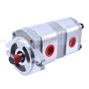 Hydraulic Tandem Double Gear Pump HGP-33A-F6/6R 17.46mmd Shaft Replacement - Picture 1 of 6