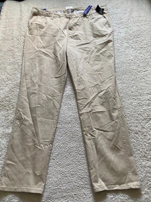 Pantalones inteligentes rectos Celebrity rosa para mujer beige talla 24 Foto 1 de 4