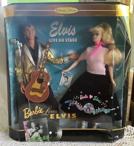 Barbie Loves ELVIS 1996 Gift Set, Collectors Edition-Unopened - MATTEL - Picture 1 of 9
