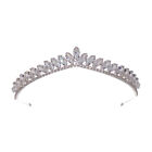 Wedding Bridal Tiara Headpiece Silver Crystal Princess Crown