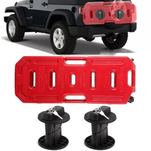 20L 5 Gallon Gas Container Backup Fuel Can Pack Tank + 2PC Lock For Jeep SUV ATV - Foto 1 di 11
