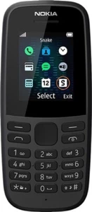 Nokia 105 (2019) Dual Sim Black Mobile Phone Unlocked to all Networks - Picture 1 of 1