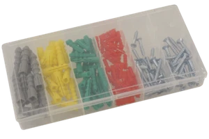 142 tlg. Sortiment Dübelset Schraubenset Schraubensortiment Dübelsortient - Bild 1 von 3