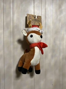 Giftable Christmas Reindeer 12” / Dog Toy With Squeaker - Picture 1 of 6