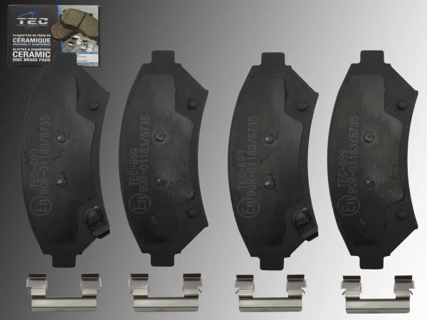 Ceramica Pastiglie Freni Anteriori Oldsmobile Silhouette 1997 - 2004 2WD / Fwd - Immagine 1 di 1