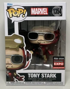 Marvel #1354 Tony Stark Iron Man Funko Pop! Pegatina Vinilo C2E2 Compartida P/P Como Nueva - Imagen 1 de 6