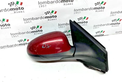 Specchietto Specchio Retrovisore Sinistro SX 02104 Rosso FIAT BRAVO 1 198 2007 - Immagine 1 di 4