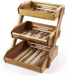 Fruit Basket, Fruit Bowl, 3 Tier Fruit Basket for Kitchen, Fruit Stand Storage H - Picture 1 of 6