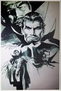 Estampado de collage de la tumba de Drácula - Imagen 1 de 1