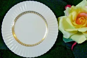 10 - Lenox Cretan 6 3/8" Pan/Platos de Desierto Dorado # 0-316 EE. UU. Llave Griega - Imagen 1 de 5