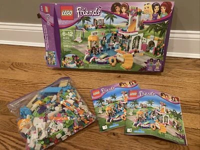 Lego Friends Heartlake Piscina de Verano - #41313 - Completo, Con Manual Y Caja Foto 1 de 4