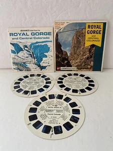 VIEW-MASTER De Colección CONJUNTO de 3 CARRETES Royal Gorge Central Colorado Paquete GAF A 323 - Imagen 1 de 5
