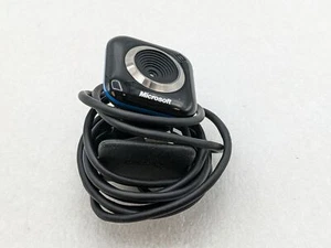 GENUINE Microsoft LifeCam VX-5000 Web Cam Blue USB 2.0 Model 1355 Flexible Mount - Picture 1 of 4