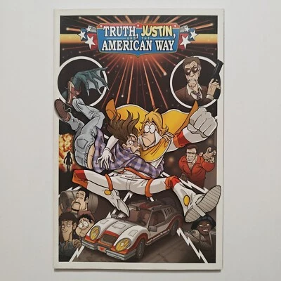 Truth, Justin, And The American Way Vol. 1 TPB (Paperback) 2007 1ST Print VF/NM - Image 1 of 2