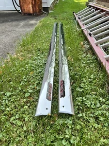 Original Pair 1968-1969 Pontiac LeMans 400 Rocker Panel Moldings Stainless - Foto 1 di 19