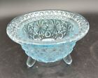 Vintage Pale Blue Daisy And Button Kettle Dish