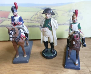 Diecast models 2 DEA by Cassandra mounted soldiers- 1 larger Napoleon Bonaparte - Picture 1 of 8