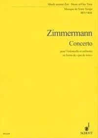 Concerto Bernd Alois Zimmermann Studyscore Orchestra and Cello Schott Music - Image 1 of 4