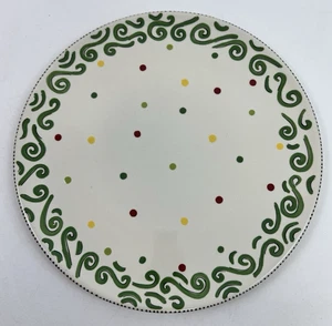 RARE Caffco M. Bagwell SIMPLY CHRISTMAS Service Plate Charger Chop Plate Platter - Picture 1 of 4