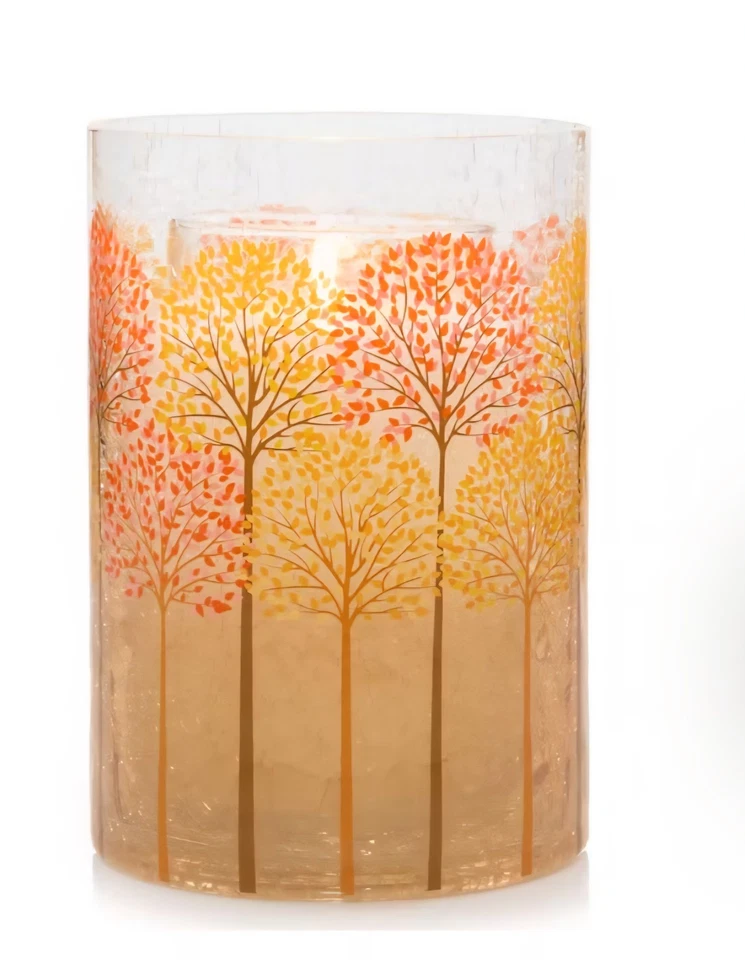 Suporte de vela Yankee Candle Crackle Fall Trees 2025 - Imagem 1 de 2