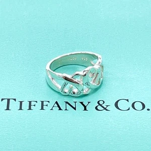 TIFFANY & CO. Sterling Silver Paloma Picasso Triple Heart Ring Sz 5.25 - Picture 1 of 5