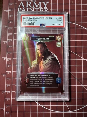 Star Wars Unlimited Qui-Gon Jinn - Student of the Living Force Showcase PSA 9 - Image 1 of 4
