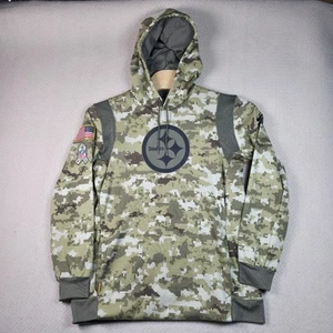 Nike Pittsburgh Steelers Salute to Service Hoodie Mens L Digital Camo On Field - Picture 1 of 13