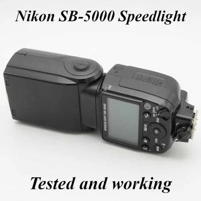 Used Nikon SB-5000 Speedlight Wireless Radio Control Tested and Working Japan - Image 1 of 4