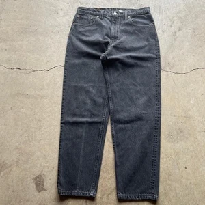 Vintage 90s Faded Black Levi’s 550 Jeans 34x30” (32x29.5”) - Picture 1 of 8