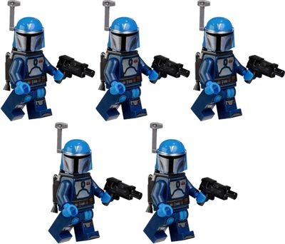 LEGO Star Wars Mandalorian Warrior Minifigure with Jetpack LOT of 5 - 75348 NEW - Image 1 of 2