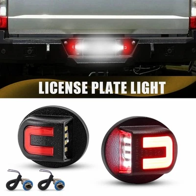 2X Luces LED de matrícula Lámpara para Ford Explorer/Explorer Sport Trac 1991-2004 Foto 1 de 4