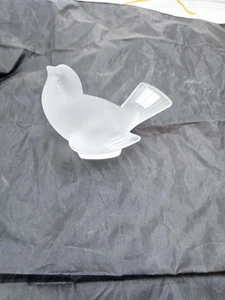 Lalique Kristall Vogel Spatz 4 Zoll  - Bild 1 von 7