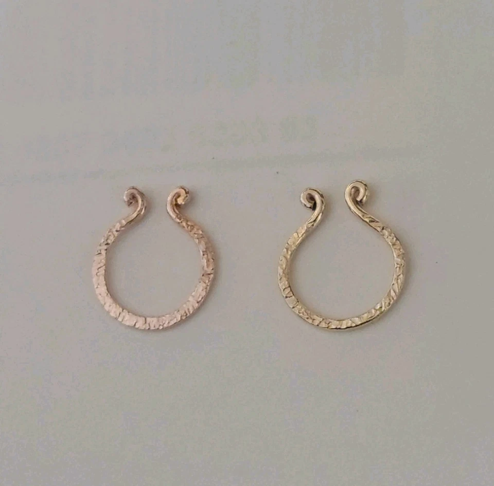 Anillo tabique falso 6 7 8 9,5 mm brillo oro amarillo 14k relleno plata 925 Foto 1 de 2