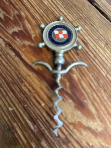 Antike S.S. Kaiserin von England Souvenir Schiffe Rad Korkenzieher Flaschenöffner - Bild 1 von 12