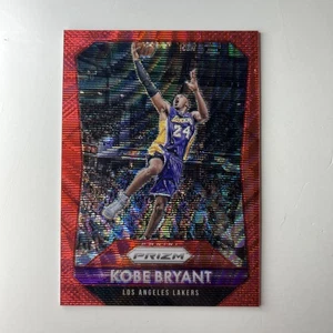 2015-16 Panini Prizm Kobe Bryant Ruby Wave Prizm /350 #182 - Picture 1 of 2