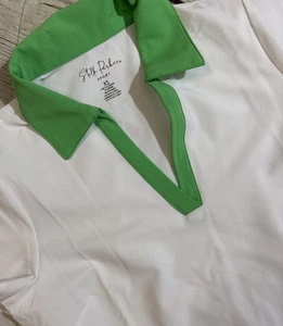Abito donna STELLA PARKER bianco/verde kelly tennis pickleball golf taglia XS NUOVO - Foto 1 di 12