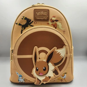 Pokemon Loungefly Eevee Evolutions Mini Backpack New 2024 Nintendo Girls Gift - Picture 1 of 12