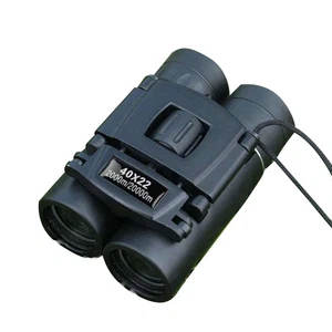 40X22 Binoculars HD Powerful 2KM Long Range Folding Mini Telescope For Outdoor - Picture 1 of 12