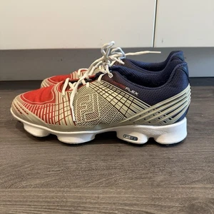 HyperFlex FTF 2.0 Red, Navy, Gray & White Sz 11.5 W Golf Shoes Sneakers 51033 - Picture 1 of 8