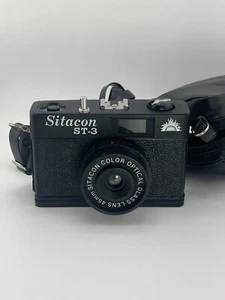 Cámara Sitacon ST-3 vintage de 35 mm con estuche sin probar - Imagen 1 de 5