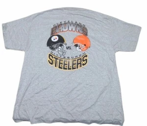 Camiseta De Colección Browns vs Steelers Rivalidad Septiembre 1999 NFL Fútbol XL ¡1er Juego! - Imagen 1 de 5