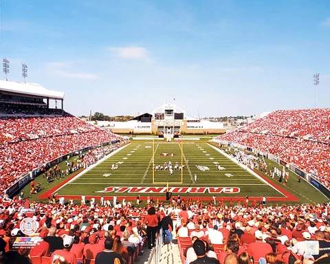 Louisville Cardinals Football Papa Johns Gameday 2007 Premium 20x24 POSTER Print Cover