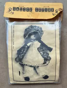 Vintage 1977 Calico Cuties Thompson Bastelset - Nancy's Sunbonnet Puppe neues Siegel - Bild 1 von 5