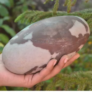 6"In Narmadeshwer Narmada Shivling Pooja Gift Spiritual Narmada River Stone-168 - Picture 1 of 5