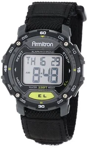 Sport Men's Digital Chronograph Nylon Strap Watch 40/8291 Black - Bild 1 von 4