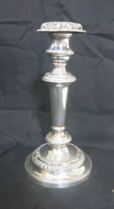 Antiguo Portavelas Victoriano Inglés Sheffield Plata Esterlina - Imagen 1 de 5