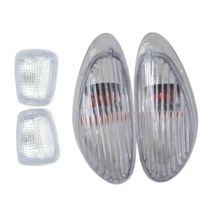 Stripe Front and Rear Turn Signal Fit Suzuki 98-06 Katana GSX600/750 Clear - Picture 1 of 9