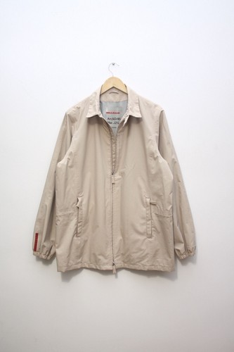 Prada Gore Tex Giacca Beige Uomo 48 Made In Romania